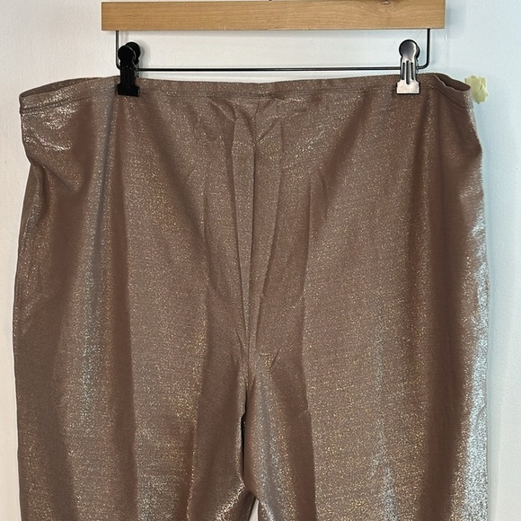 NWT SKIMS, size 4X, shimmer, metallic leggings, color, sienna,(AP-PNT-1345 - Picture 8 of 8